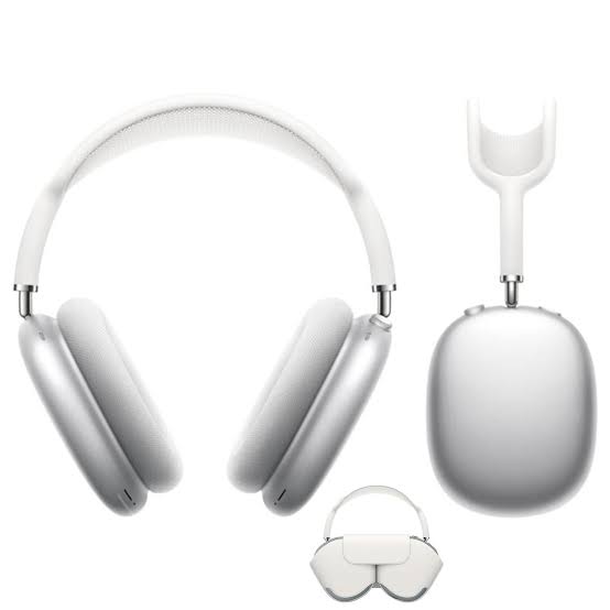 Buy AirPods Max Over Ear Headphones with Case, 1:1 Premium Copy, iPhone & Android Compatible, Bluetooth 5.0, Microphone, Memory Foam Earpads, Snap Shop