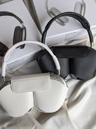 Buy AirPods Max Over Ear Headphones with Case, 1:1 Premium Copy, iPhone & Android Compatible, Bluetooth 5.0, Microphone, Memory Foam Earpads, Snap Shop